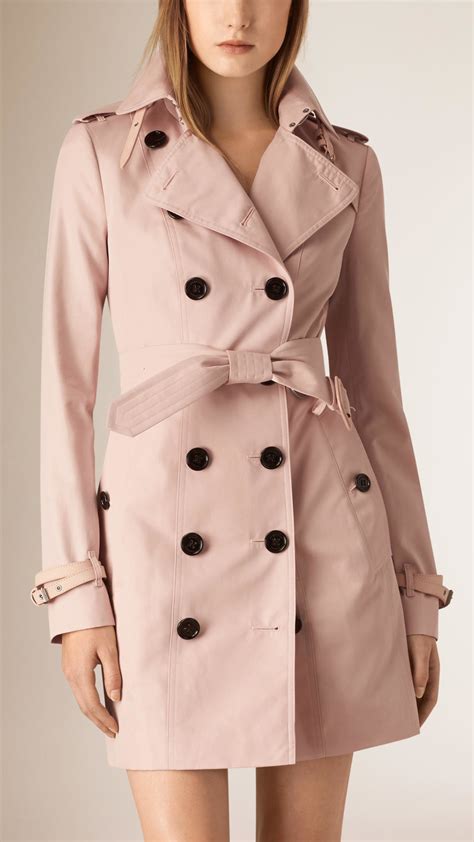 pink trench coat burberry|Burberry trench coat outlet.